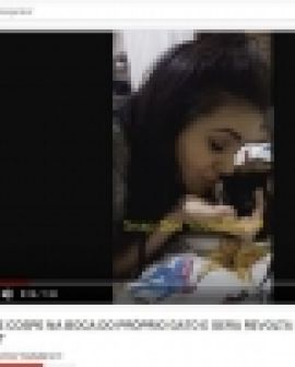 Imagem de Youtuber pede desculpas após cuspir na boca de gato: 'Eu sei que errei'