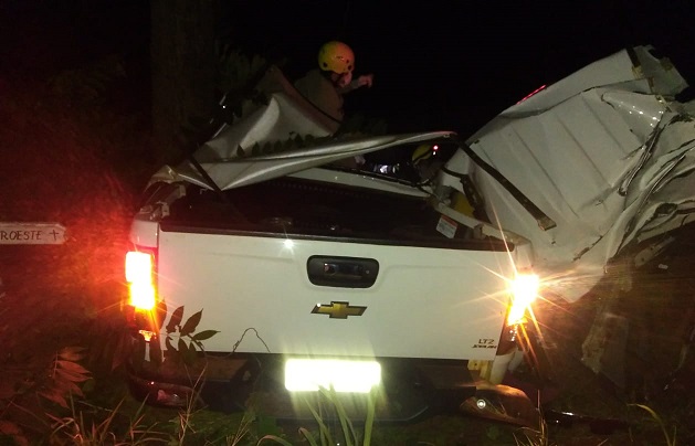 Imagem de Motorista morre e quatro passageiros ficam feridos após acidente em Indiara
