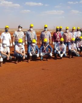 Imagem de Empreendedores visitam canteiro de obras da Plataforma Multimodal de Rio Verde