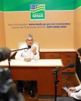 Imagem de Caiado deve obrigar goianos a saírem de casa com máscara