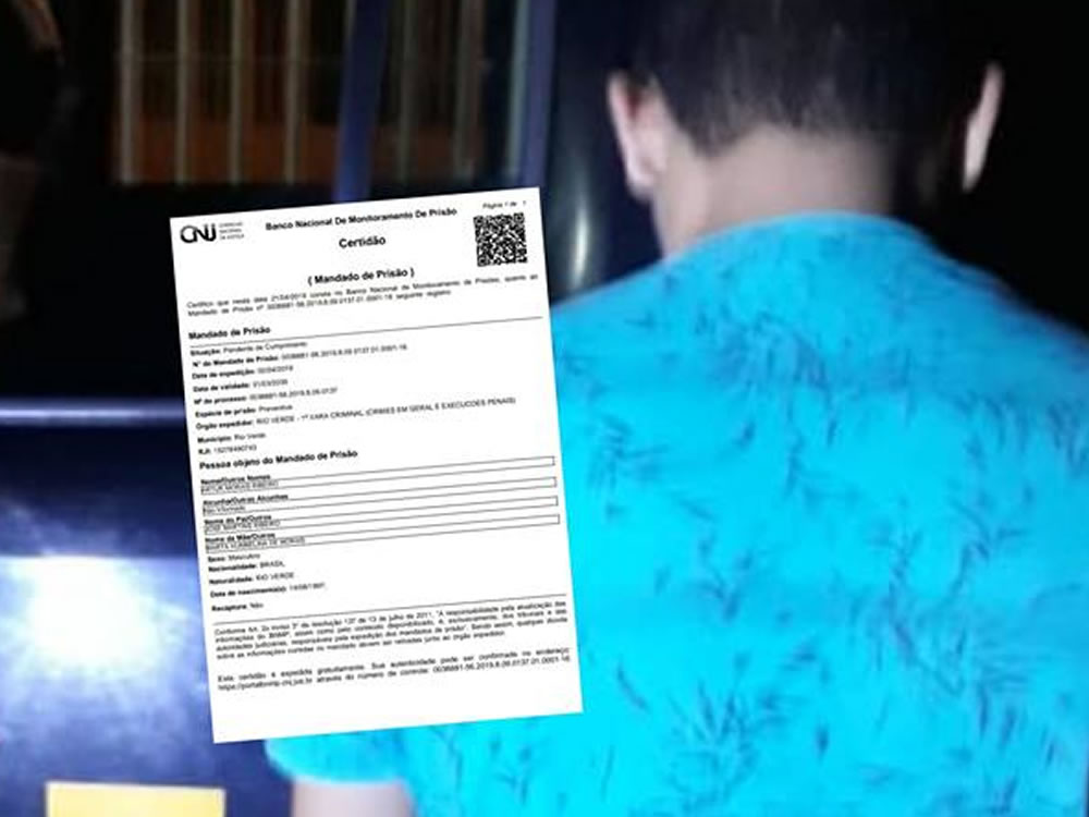 Imagem de Foragido é preso na Promissão