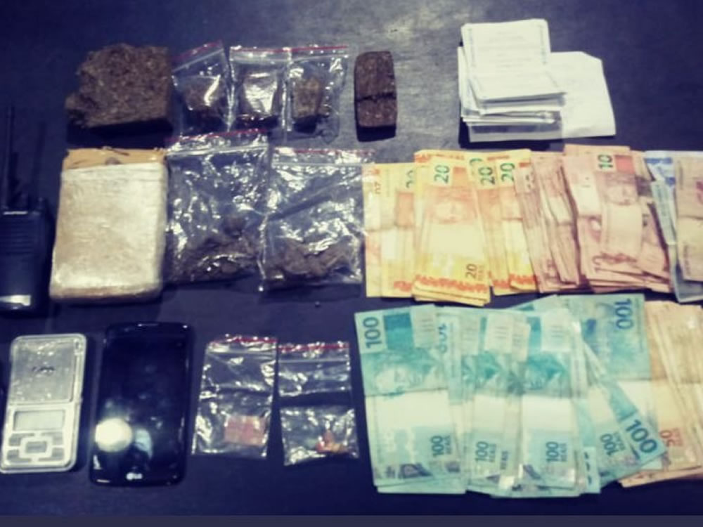 Imagem de PM faz grande apreensão de drogas na Vila Maria, em Rio Verde
