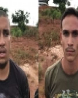 Imagem de Bandidos presos após roubo em loja de celulares