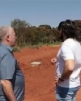 Imagem de Prefeito visita obras do parque do Dona Gercina
