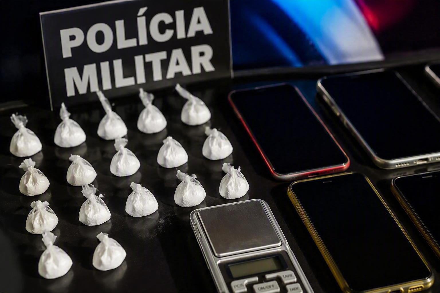 Imagem de Polícia prende suspeito de tráfico com porções de cocaína em Rio Verde