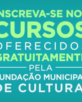 Imagem de Abertas as inscrições para os cursos da Fundação Municipal de Cultura