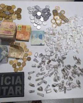 Imagem de Dois homens são presos suspeitos de tráfico de drogas em comércio de sucatas em Rio Verde