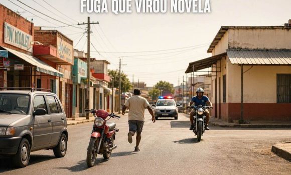 Imagem de Tentou dar “calote” na tela do celular, fugiu da PM e acabou cercado por três horas em armazém