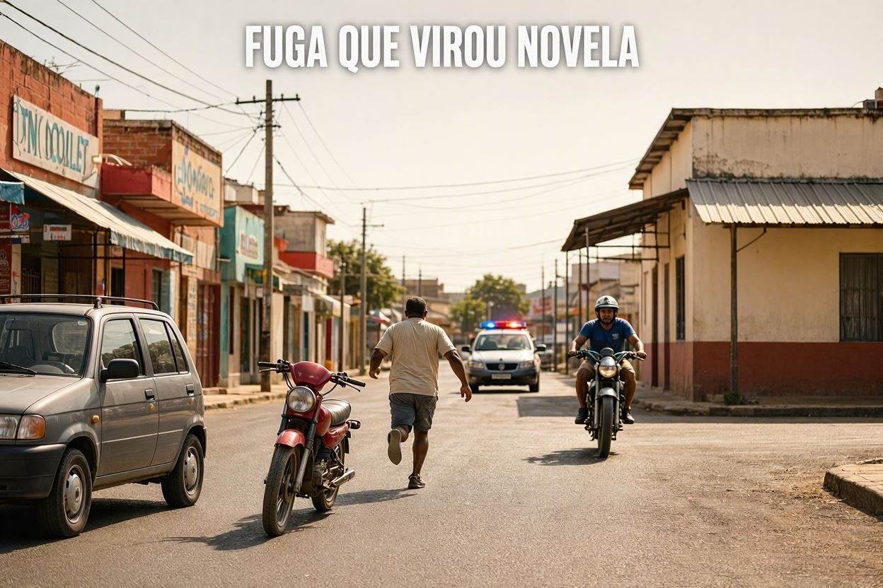 Imagem de Tentou dar “calote” na tela do celular, fugiu da PM e acabou cercado por três horas em armazém