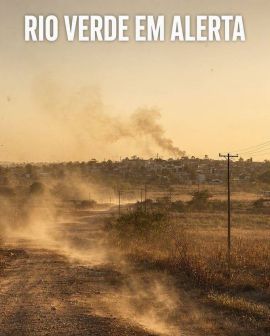 Imagem de Ventos fortes e queimadas colocam Rio Verde em alerta neste fim de semana