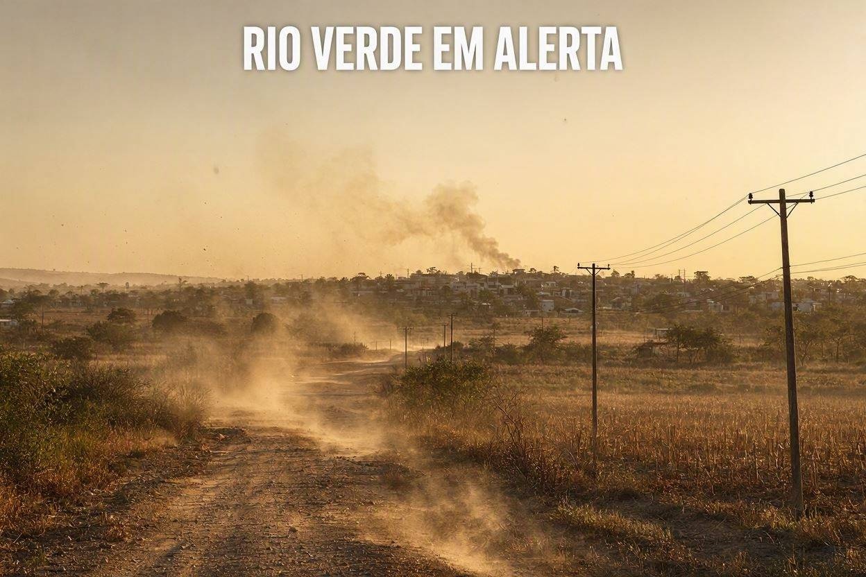 Imagem de Ventos fortes e queimadas colocam Rio Verde em alerta neste fim de semana
