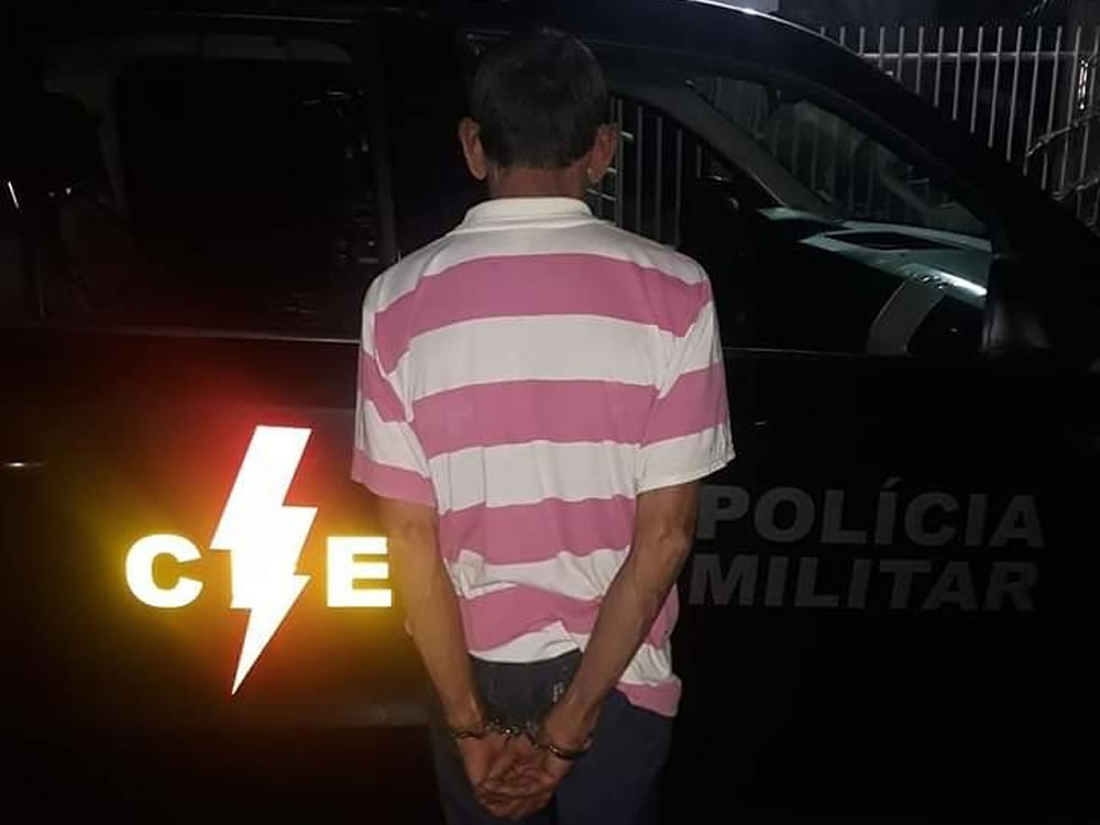 Imagem de PM prende foragido na Vila Maria, em Rio Verde