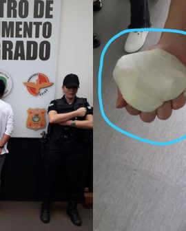 Imagem de Mulher tenta entrar no presídio de Rio Verde com pacotão de maconha nas partes íntimas
