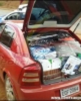 Imagem de Polícia apreende carro com contrabando