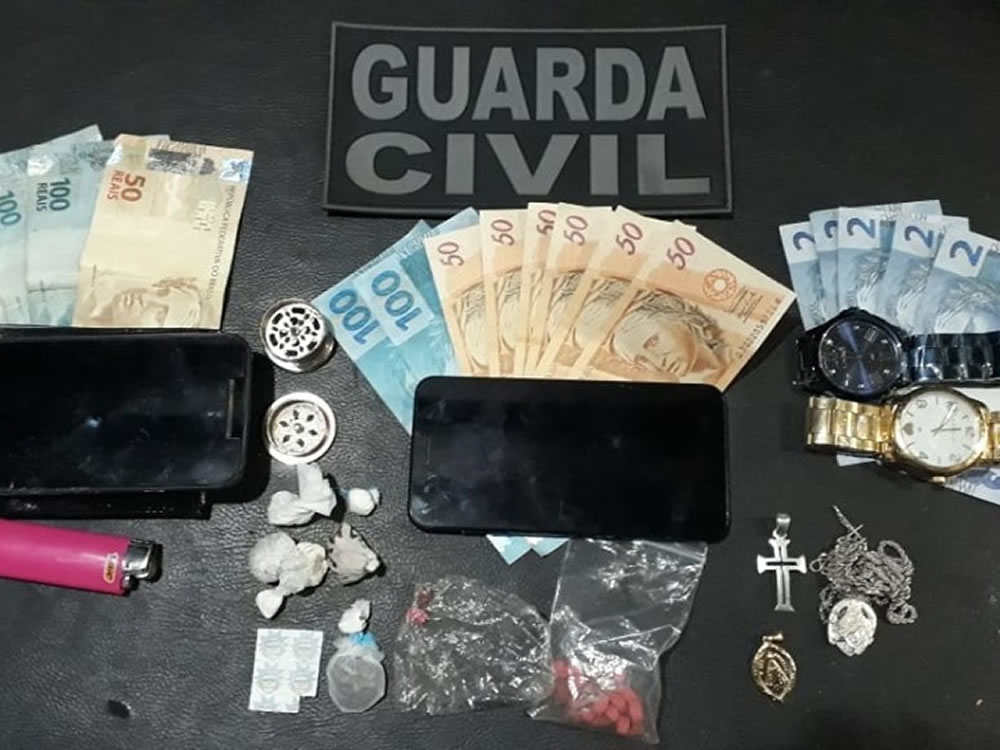Imagem de GCM flagra indivíduos com entorpecentes e dinheiro falso