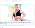 Imagem de Vírus no Facebook explora anúncio sobre dificuldades para perder peso