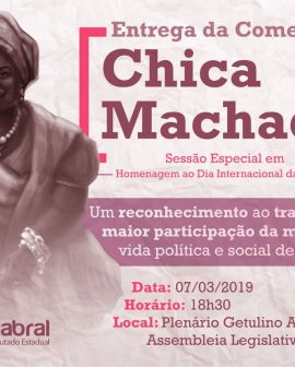 Imagem de Karlos Cabral homenageará mulheres goianas com Comenda Chica Machado
