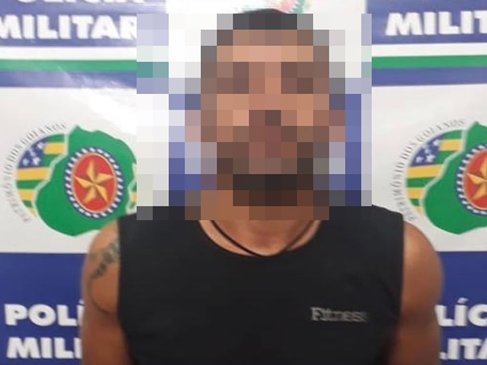 Imagem de PM prende agressor de mulher em flagrante, em Rio Verde