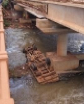 Imagem de Acidente na ponte do Rio Verdão