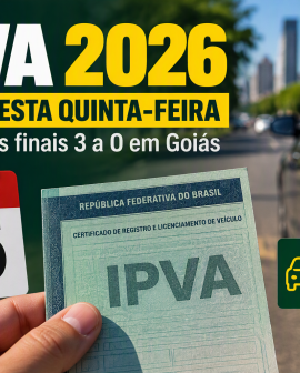 Imagem de IPVA 2026 vence nesta quinta-feira para placas finais 3 a 0 em Goiás