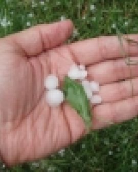 Imagem de Chuva de granizo assusta rio-verdenses