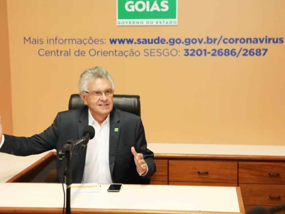 Imagem de Caiado deve permitir retomada de 70% das atividades econômicas