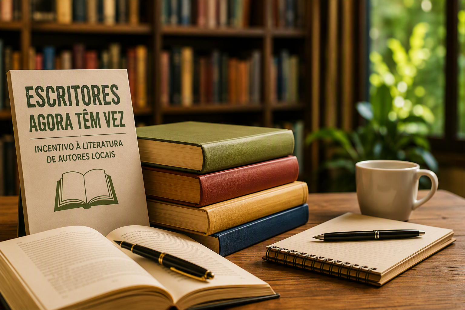 Imagem de Rio Verde abre seleção para publicar obras de autores locais
