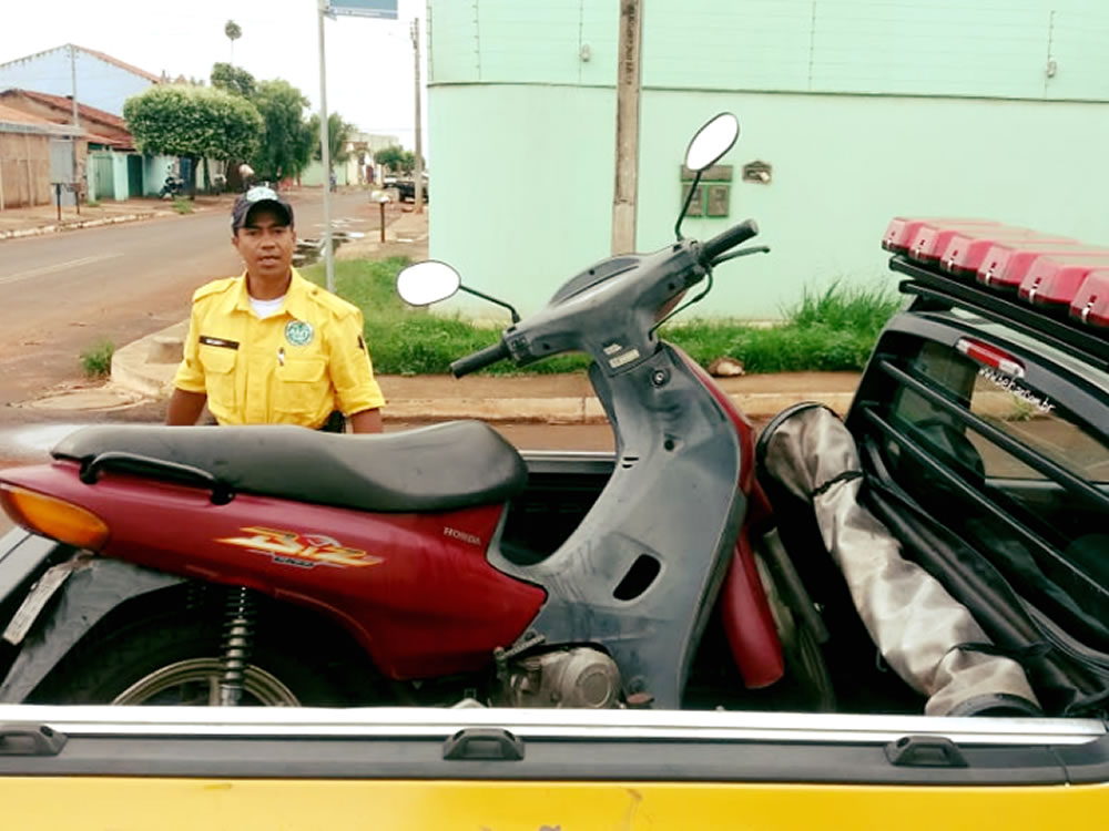 Imagem de AMT e CPE recuperam moto roubada