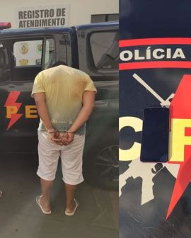 Imagem de Dupla presa logo após roubo de celular, em Rio Verde