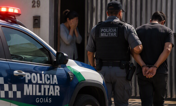 Imagem de Homem é preso após ameaçar ex-companheira e tentar entrar à força em imóvel de Rio Verde