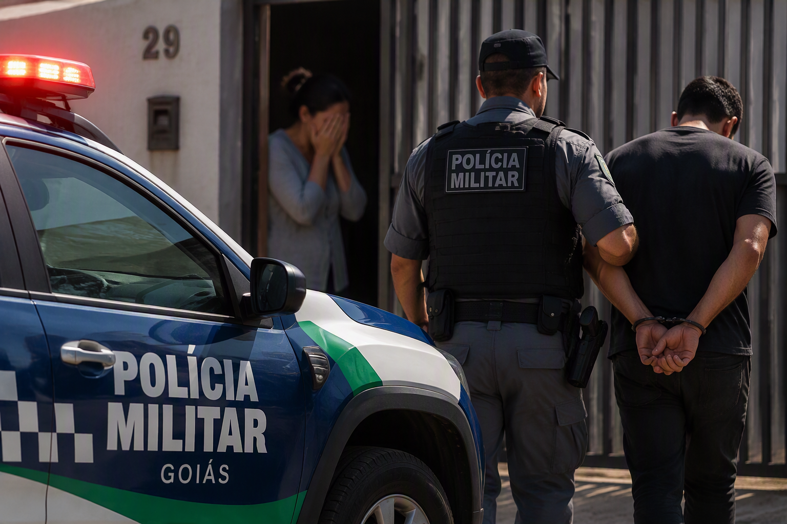 Imagem de Homem é preso após ameaçar ex-companheira e tentar entrar à força em imóvel de Rio Verde