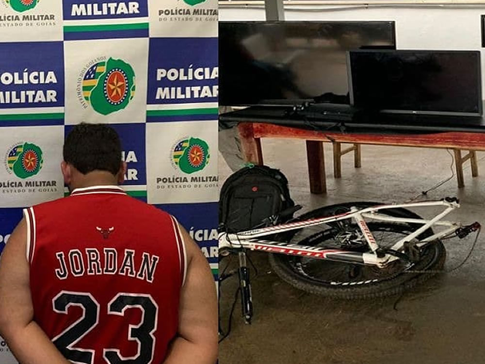 Imagem de Ladrões presos no Bairro Promissão