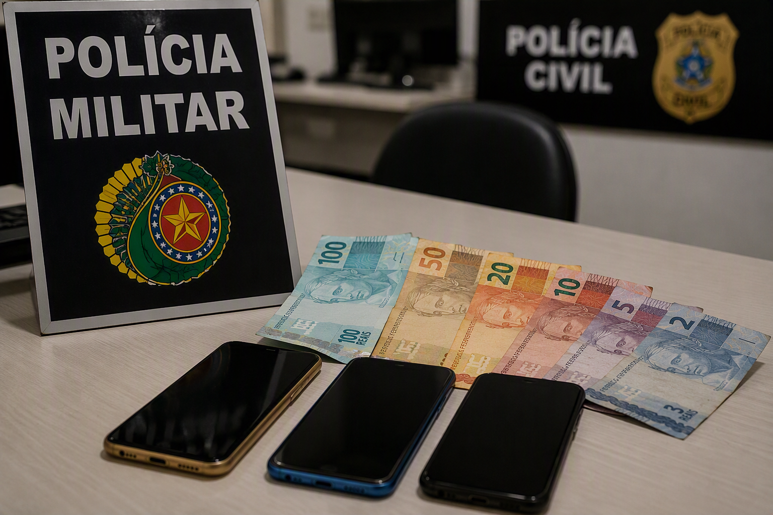 Imagem de Três pessoas são levadas à delegacia após suspeita de movimentações financeiras irregulares em Rio Verde