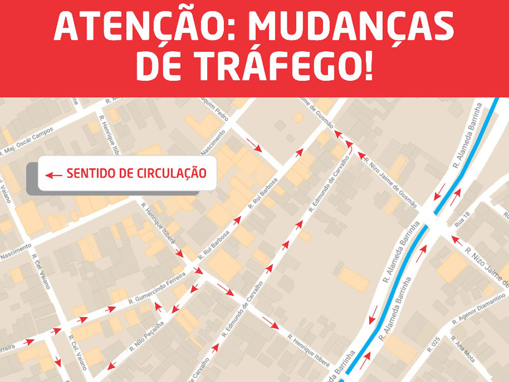Imagem de Trânsito muda no centro de Rio Verde