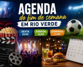 Imagem de Agenda do fim de semana em Rio Verde reúne cinema, lazer e confronto decisivo no Velosão