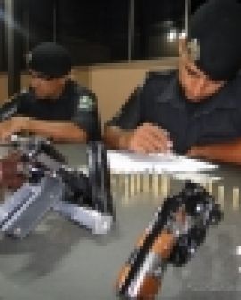 Imagem de CPT apreende armas de fogo no Parque Betel
