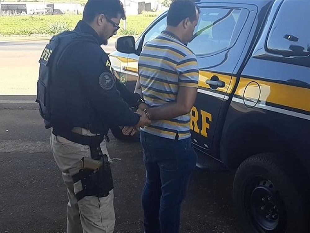 Imagem de Foragido preso pela PRF em Rio Verde