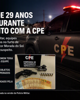 Imagem de Homem de 29 anos morre durante confronto com a CPE em Rio Verde