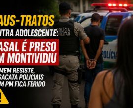 Imagem de Casal é preso suspeito de agredir adolescente em Montividiu