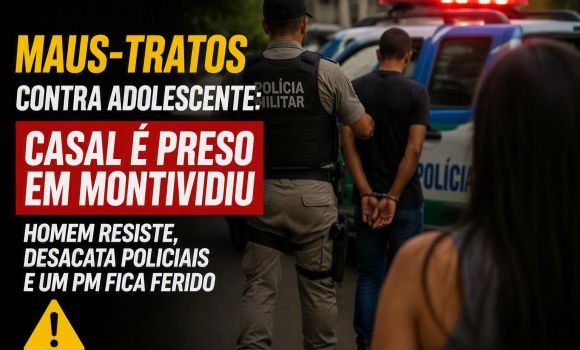 Imagem de Casal é preso suspeito de agredir adolescente em Montividiu