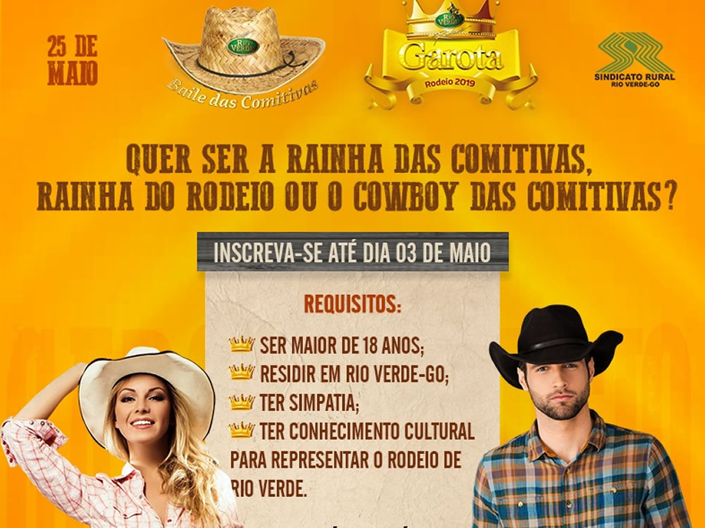 Imagem de Abertas as inscrições para Garota Rodeio 2019