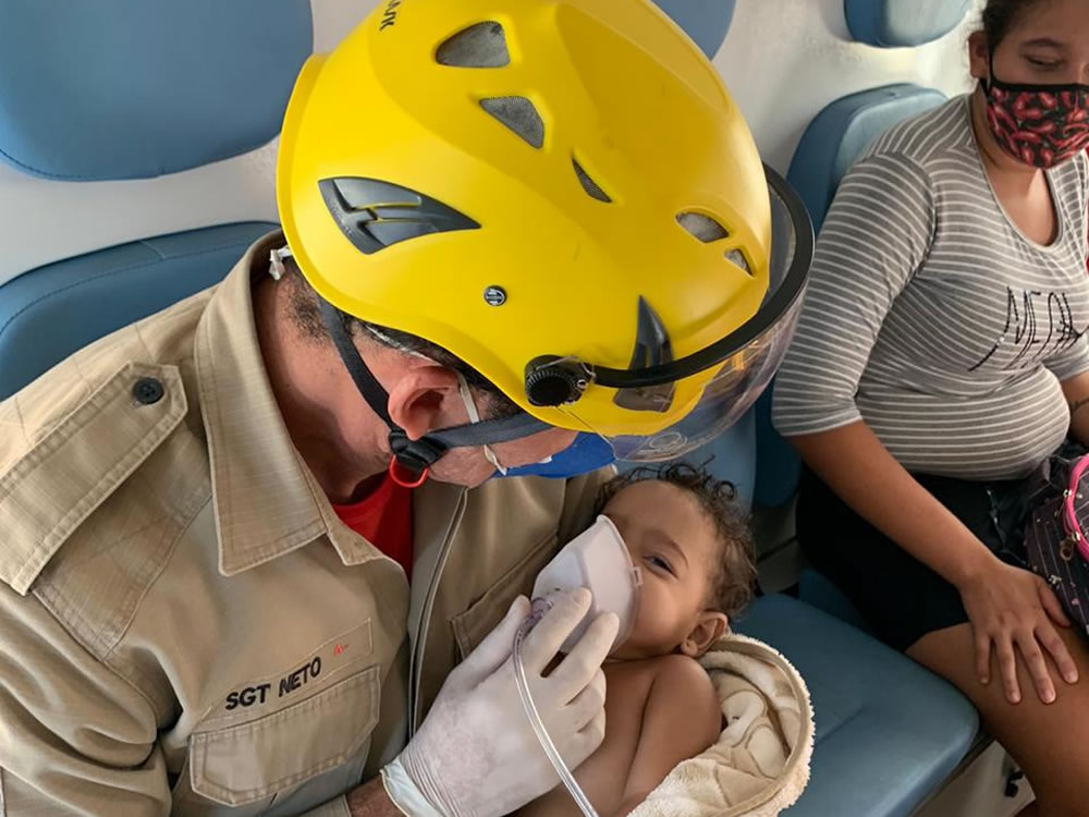 Imagem de Criança se afoga em banheira e é salva por bombeiros em Rio Verde