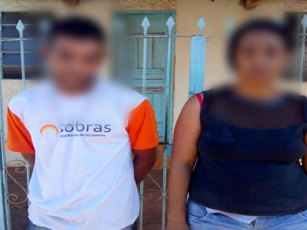 Imagem de Casal preso por furto no Bairro Gameleira, em Rio Verde