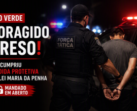 Imagem de Força Tática captura foragido por descumprir medida protetiva em Rio Verde