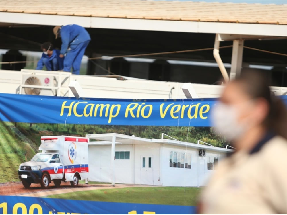 Imagem de Hospital de Campanha de Rio Verde entra em funcionamento hoje