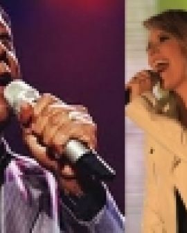 Imagem de Adhemar de Campos e Mariana Valadão em noite de louvor
