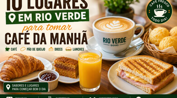 Imagem de 10 lugares em Rio Verde para tomar um café da manhã caprichado
