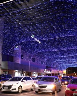 Imagem de Iluminação natalina agrada rio-verdenses