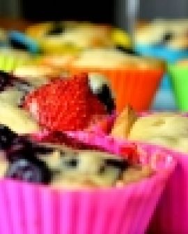 Imagem de Receita do dia: Muffin de frutas vermelhas