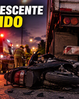 Imagem de Adolescente fica ferido após ciclomotor atingir carreta estacionada no Dom Miguel